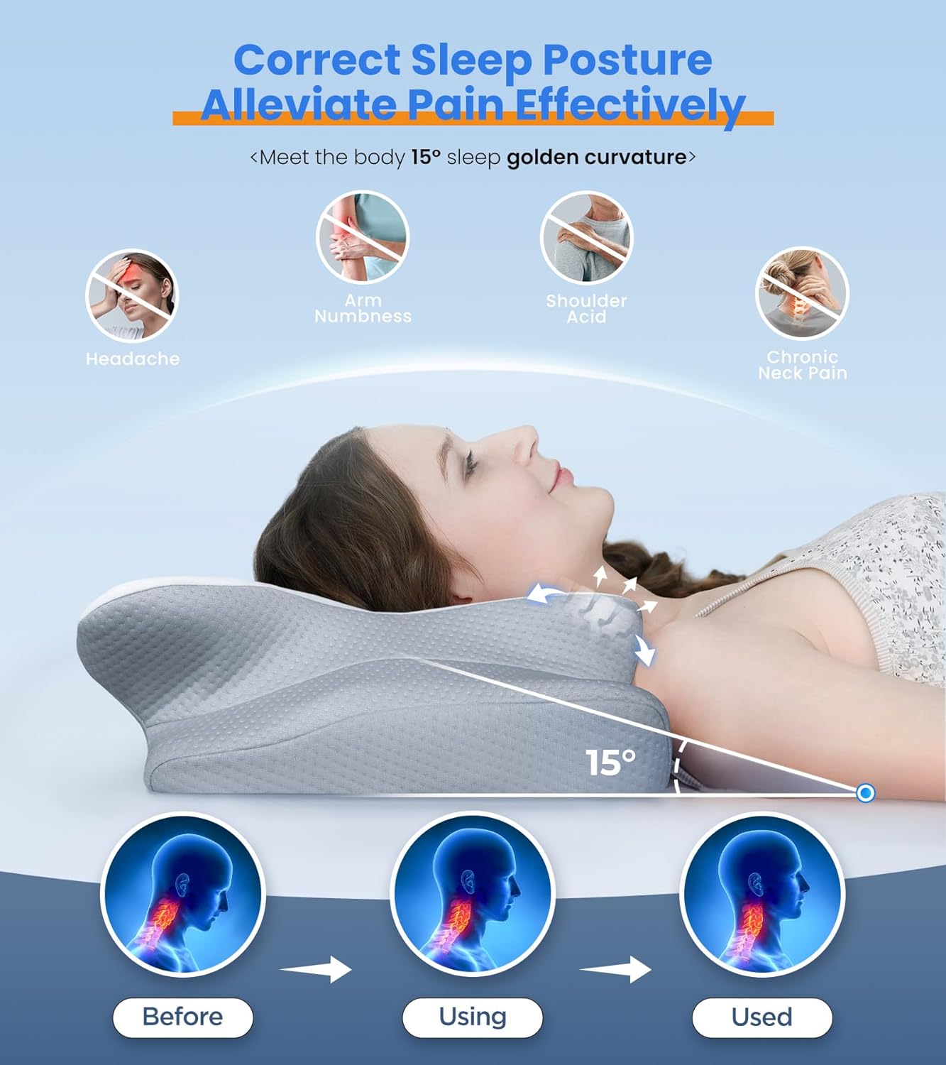 Ombrosa™  The Viral Sleep Aid Pillow